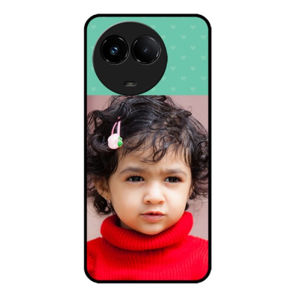 Realme C67 5G Custom Glass Phone Case - Lovers Picture Design