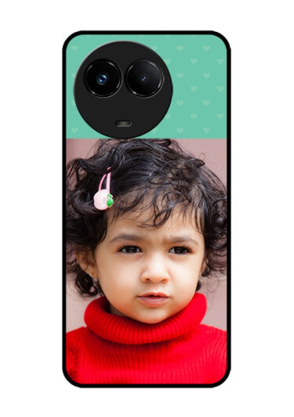 Realme C67 5G Custom Glass Phone Case - Lovers Picture Design