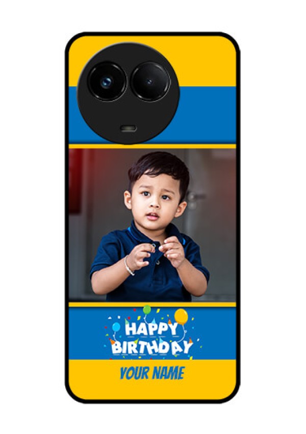 Realme C67 5G Custom Glass Phone Case - Birthday Wishes Design