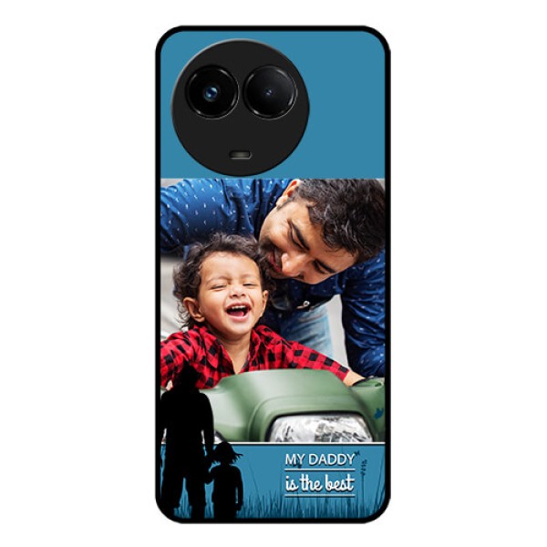 Realme C67 5G Custom Glass Phone Case - Best Dad Design