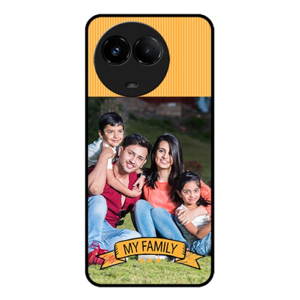 Realme C67 5G Custom Glass Phone Case - My Family Design