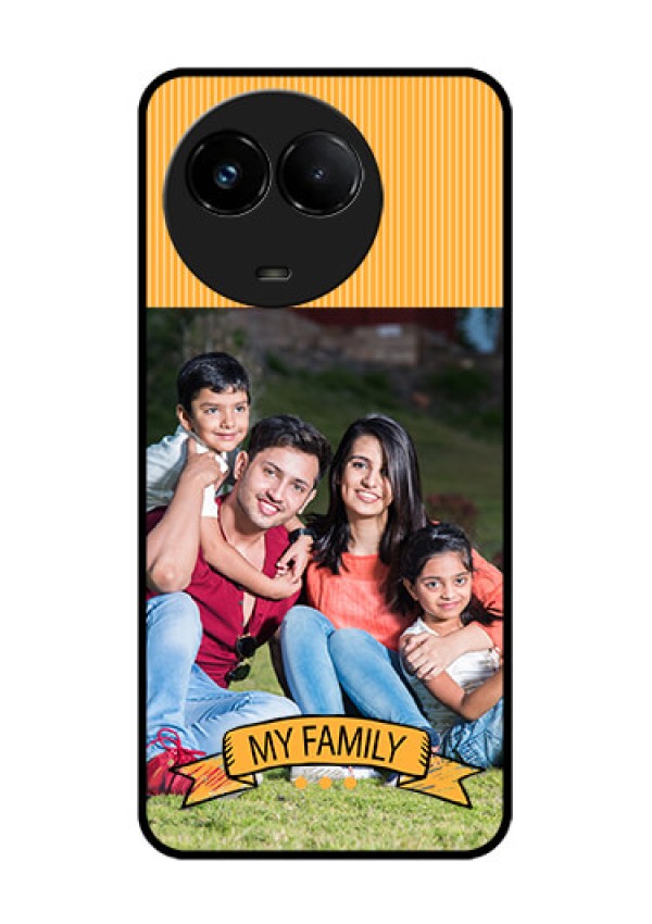 Realme C67 5G Custom Glass Phone Case - My Family Design