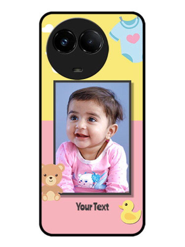 Custom Realme C67 5G Custom Glass Phone Case - Kids 2 Color Design