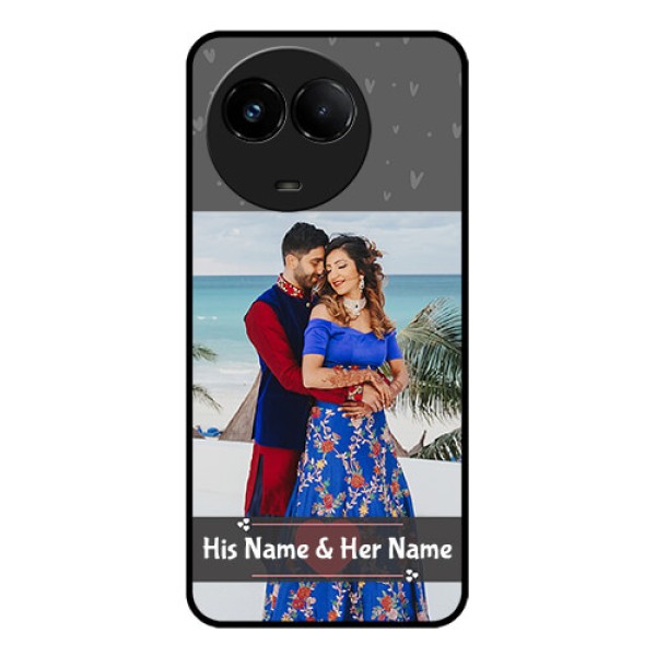 Realme C67 5G Custom Glass Phone Case - Buy Love Design With Photo Online Realme C67 5G Custom Glass Phone Case - Buy Love Design With Photo Online
