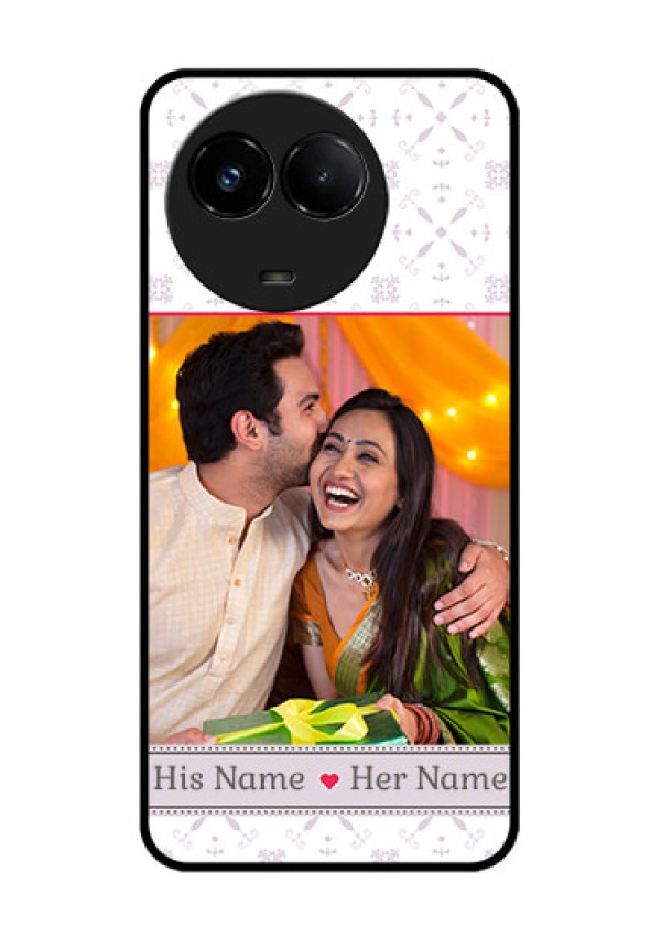Realme C67 5G Custom Glass Phone Case - With Photo And Ethnic Design