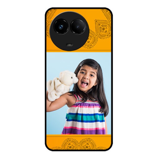 Realme C67 5G Custom Glass Phone Case - Photo Wedding Design