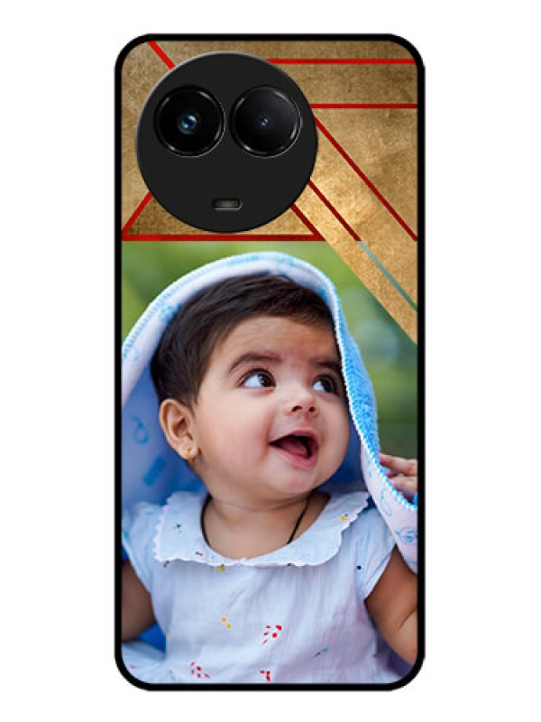 Custom Realme C67 5G Custom Glass Phone Case - Gradient Abstract Texture Design