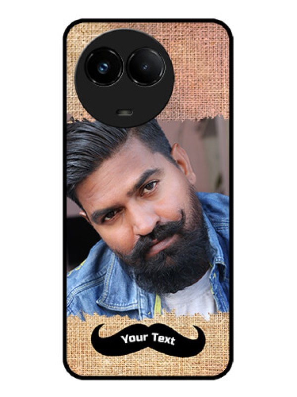 Custom Realme C67 5G Custom Glass Phone Case - With Texture Design