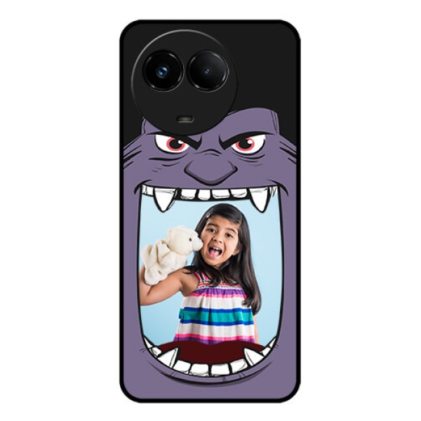 Realme C67 5G Custom Glass Phone Case - Angry Monster Design
