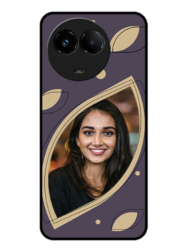 Custom Realme C67 5G Custom Glass Phone Case - Falling Leaf Design