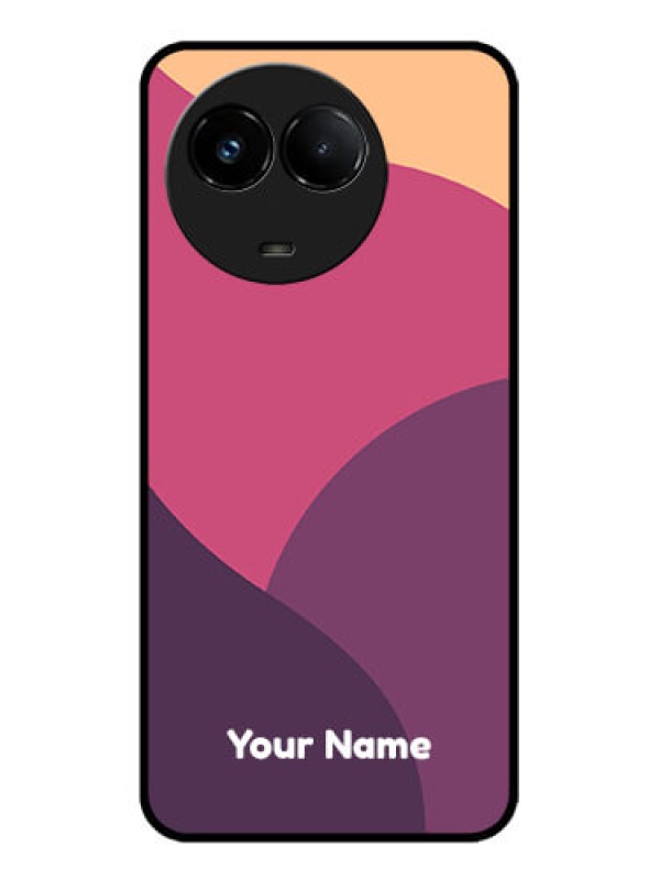 Custom Realme C67 5G Custom Glass Phone Case - Mixed Multi - Colour Abstract Art Design