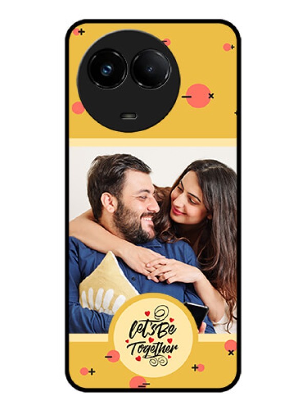 Custom Realme C67 5G Custom Glass Phone Case - Lets Be Together Design