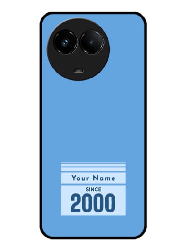 Custom Realme C67 5G Custom Glass Phone Case - Custom Year Of Birth Design