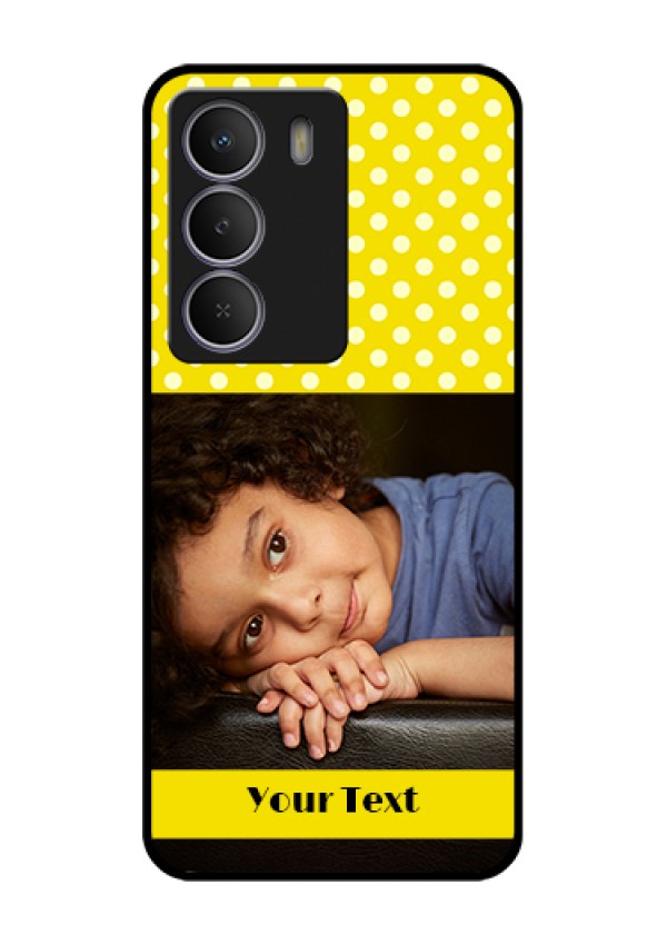 Realme C71 5G Custom Glass Phone Case - Bright Yellow Case Design