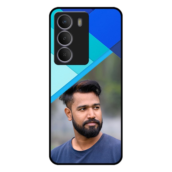 Realme C71 5G Custom Glass Phone Case - Blue Pattern Design