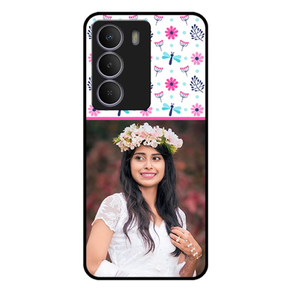 Realme C71 5G Custom Glass Phone Case - Colorful Flower Design