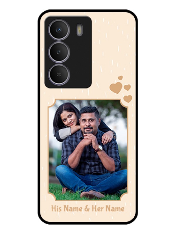 Custom Realme C71 5G Custom Glass Phone Case - With Confetti Love Design