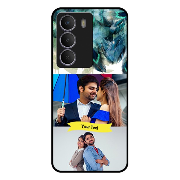 Realme C71 5G Custom Glass Phone Case - Image With Boho Peacock Feather Design Realme C71 5G Custom Glass Phone Case - Image With Boho Peacock Feather Design
