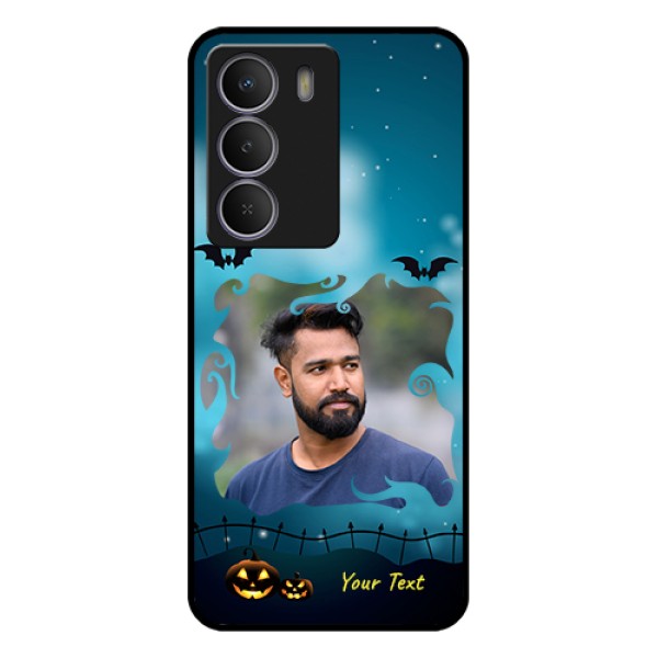 Realme C71 5G Custom Glass Phone Case - Halloween Frame Design