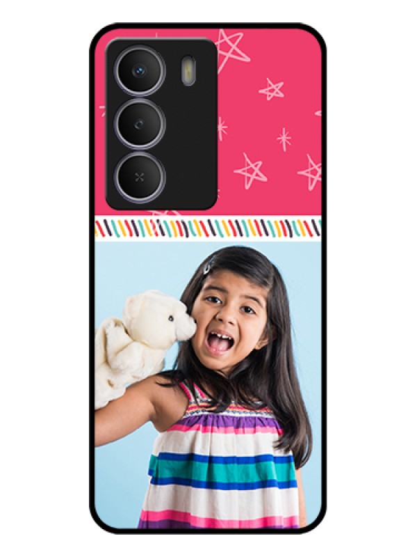 Custom Realme C71 5G Custom Glass Phone Case - Line Art Design