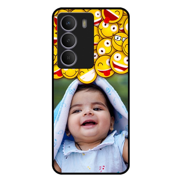 Realme C71 5G Custom Glass Phone Case - With Smiley Emoji Design Realme C71 5G Custom Glass Phone Case - With Smiley Emoji Design