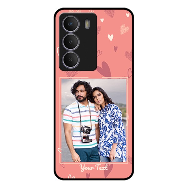 Realme C71 5G Custom Glass Phone Case - Love Doodle Art Design