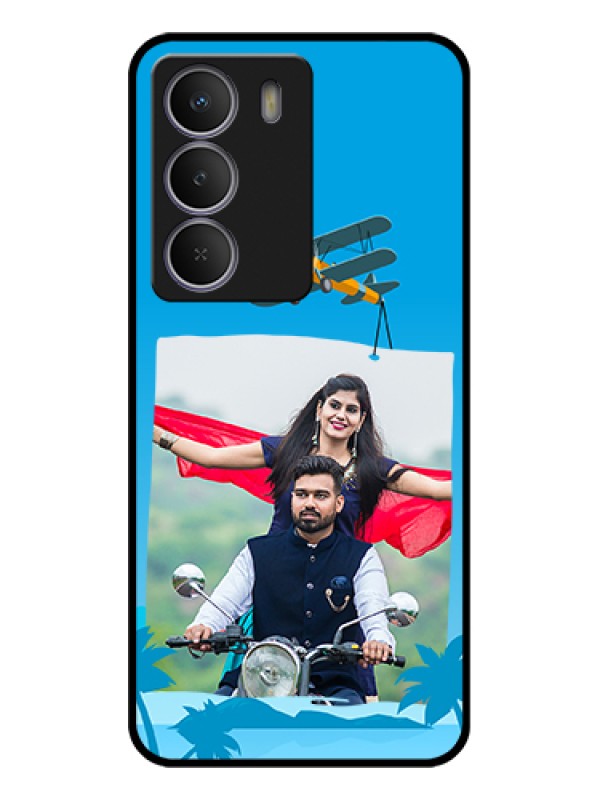 Custom Realme C71 5G Custom Glass Phone Case - Traveller Design