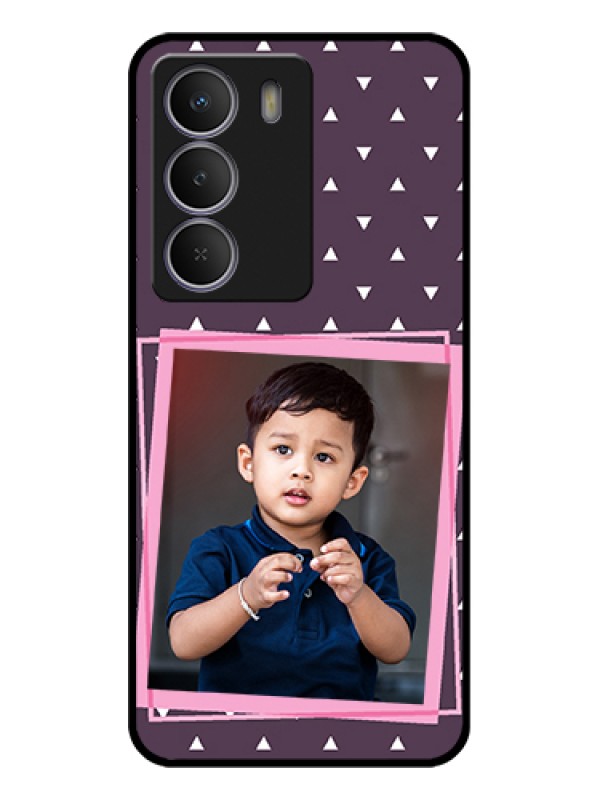 Custom Realme C71 5G Custom Glass Phone Case - Triangle Pattern Dotted Design