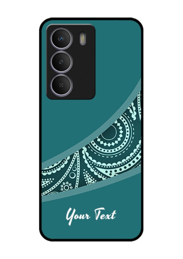 Realme C71 5G Custom Glass Phone Case - Semi Visible Floral Design