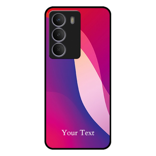 Realme C71 5G Custom Glass Phone Case - Digital Abstract Overlap Design