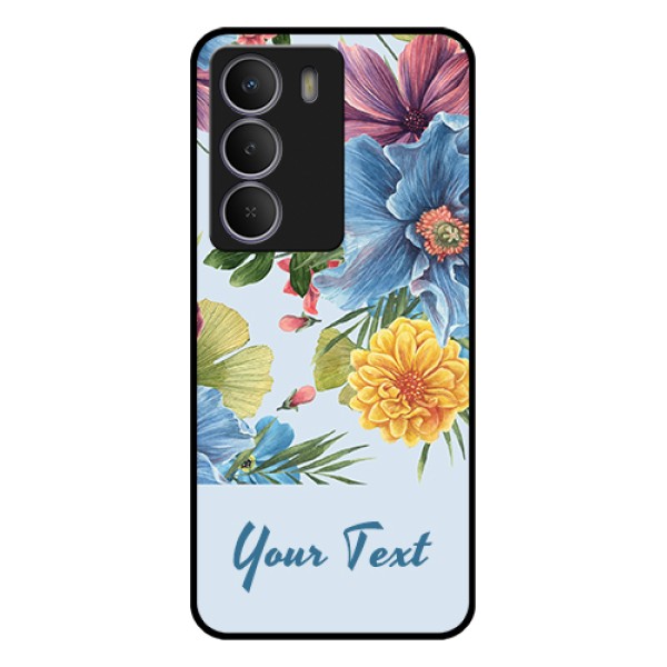 Realme C71 5G Custom Glass Phone Case - Stunning Watercolored Flowers Painting Design Realme C71 5G Custom Glass Phone Case - Stunning Watercolored Flowers Painting Design