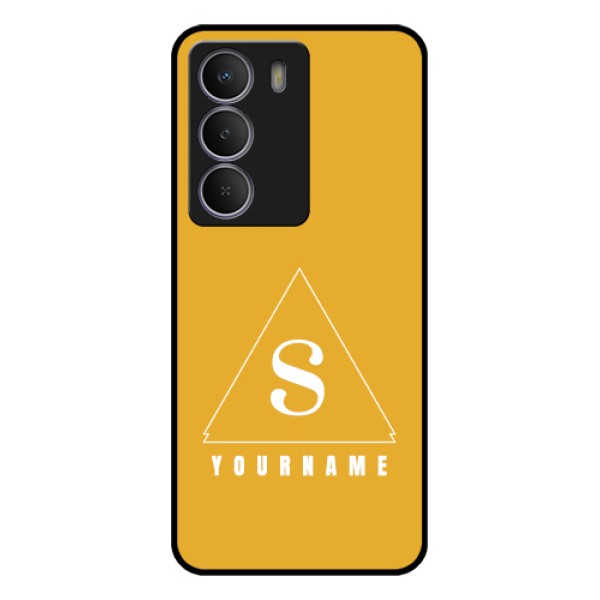 Realme C71 5G Custom Glass Phone Case - Simple Triangle Design Realme C71 5G Custom Glass Phone Case - Simple Triangle Design