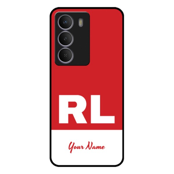 Realme C71 5G Custom Glass Phone Case - Dual Tone Custom Text Design Realme C71 5G Custom Glass Phone Case - Dual Tone Custom Text Design