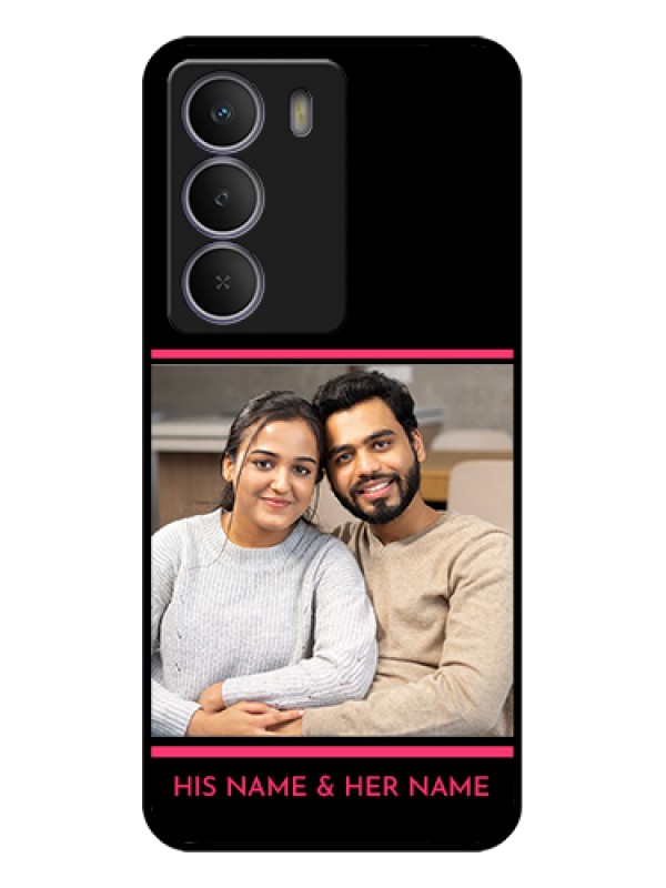 Custom Realme C73 5G Custom Glass Phone Case - With Add Text Design