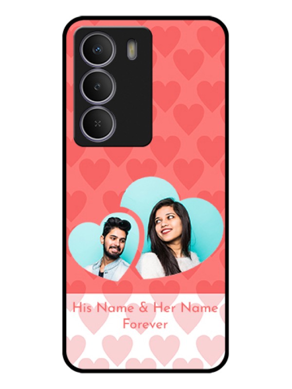 Custom Realme C73 5G Custom Glass Phone Case - Couple Pic Upload Design