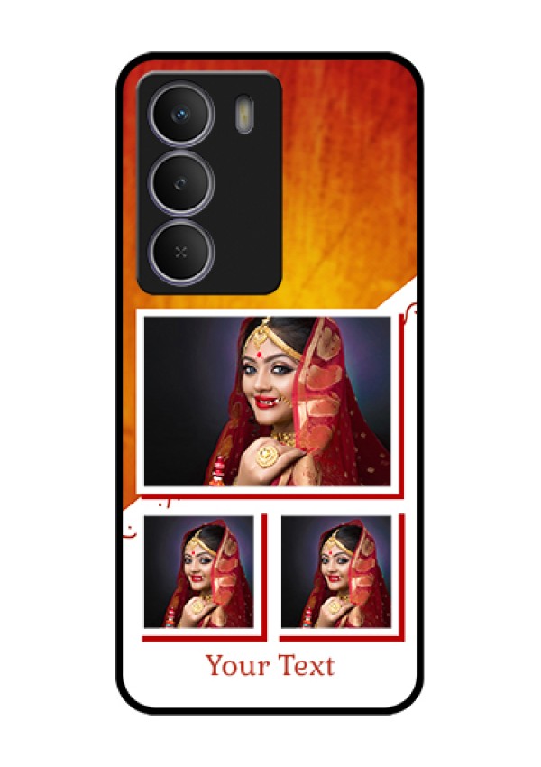Realme C73 5G Custom Glass Phone Case - Wedding Memories Design
