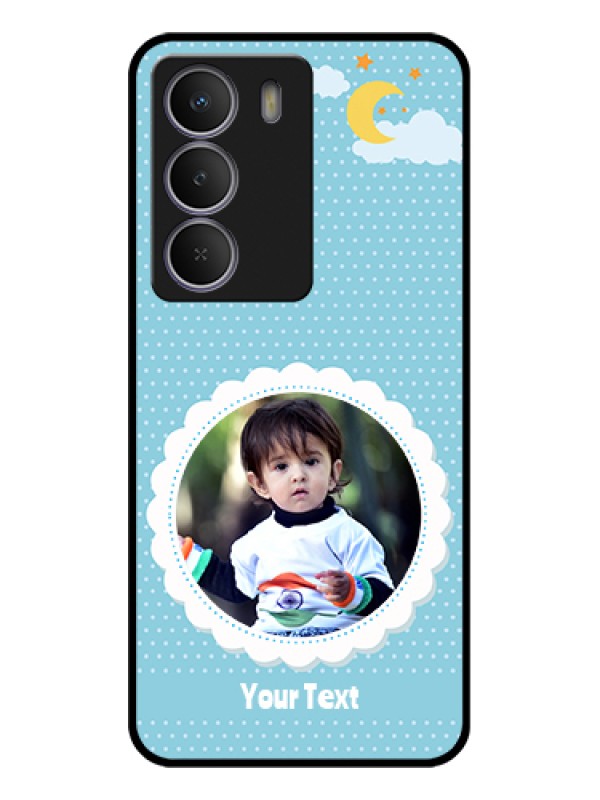 Custom Realme C73 5G Custom Glass Phone Case - Violet Pattern Design