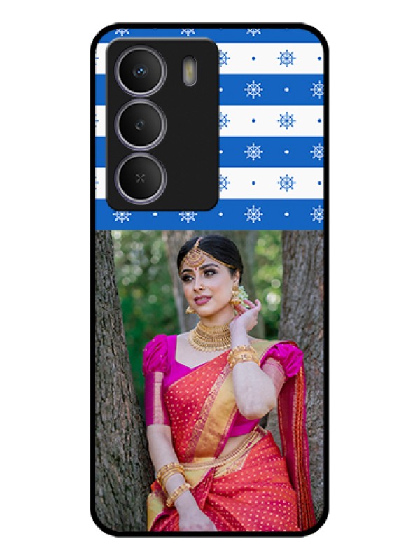 Custom Realme C73 5G Custom Glass Phone Case - Snow Pattern Design