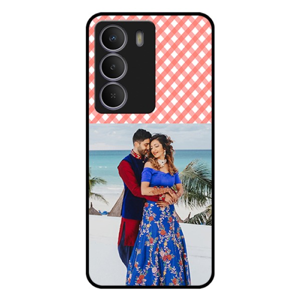 Realme C73 5G Custom Glass Phone Case - Pink Pattern Design