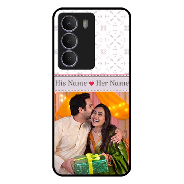 Realme C73 5G Custom Glass Phone Case - With Photo And Ethnic Design Realme C73 5G Custom Glass Phone Case - With Photo And Ethnic Design