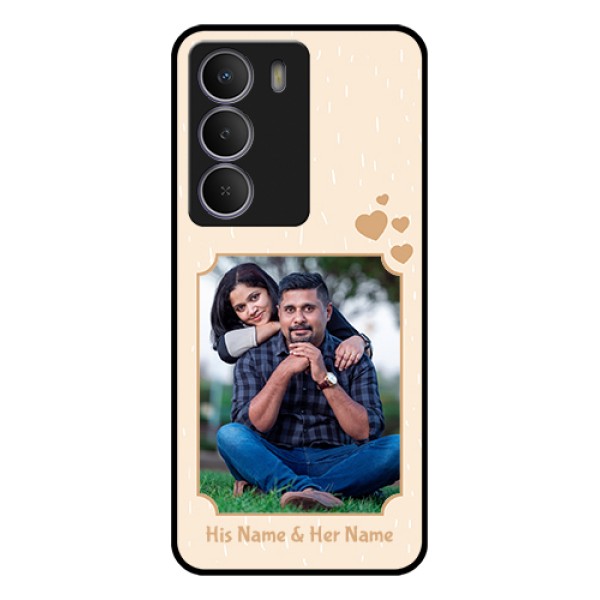 Realme C73 5G Custom Glass Phone Case - With Confetti Love Design Realme C73 5G Custom Glass Phone Case - With Confetti Love Design
