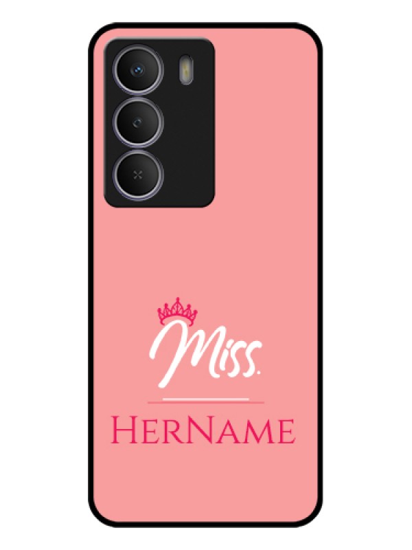 Custom Realme C73 5G Custom Glass Phone Case - Mrs With Name Design