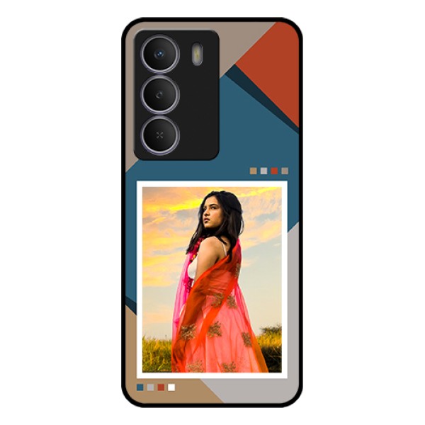 Realme C73 5G Custom Glass Phone Case - Retro Color Pallet Design Realme C73 5G Custom Glass Phone Case - Retro Color Pallet Design