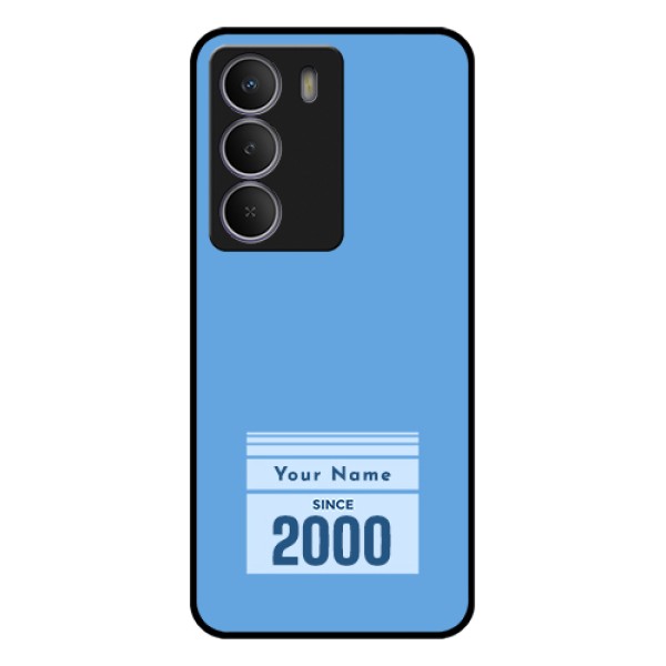 Realme C73 5G Custom Glass Phone Case - Custom Year Of Birth Design Realme C73 5G Custom Glass Phone Case - Custom Year Of Birth Design