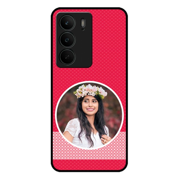 Realme C75 5G Custom Glass Phone Case - Pink Color Pattern Design