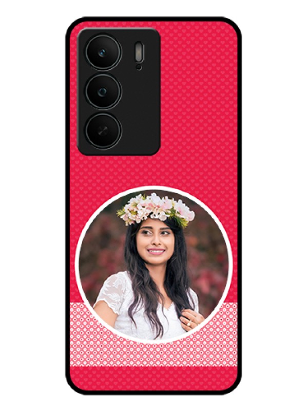 Custom Realme C75 5G Custom Glass Phone Case - Pink Color Pattern Design