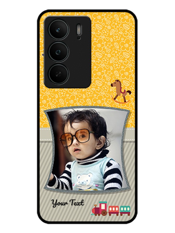 Custom Realme C75 5G Custom Glass Phone Case - Baby Picture Upload Design