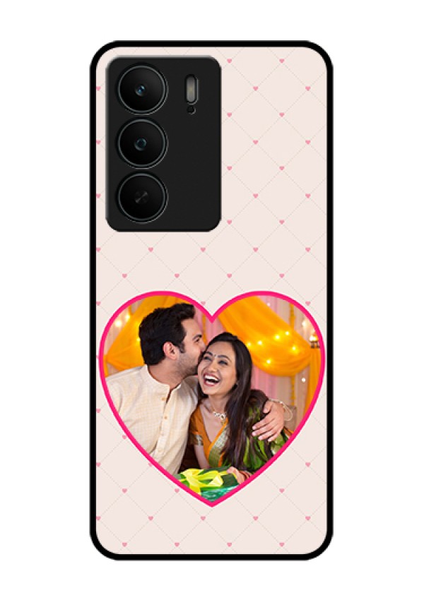 Realme C75 5G Custom Glass Phone Case - Heart Shape Design