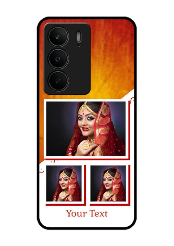Realme C75 5G Custom Glass Phone Case - Wedding Memories Design