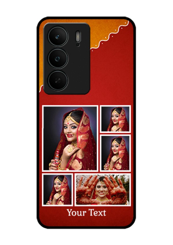 Realme C75 5G Custom Glass Phone Case - Wedding Pic Upload Design